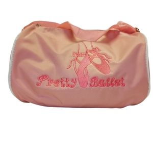 Pink Duffel Ballerina Bag